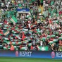 جماهير "سيلتك" الاسكتلندي يرفعون أعلام فلسطين