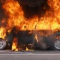احتراق سيارة - ارشيفية
