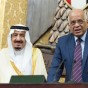 خادم الحرمين الشريفين الملك سلمان بن عبد العزيز ورئيس البرلمان المصري علي عبد العال