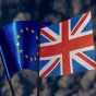 علم الاتحاد الأوروبي و علم بريطانيا - ارشيفية