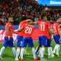 فرحة لاعبي تشيلي