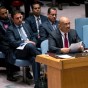 وزير الخارجية اليمني خالد اليماني متحدثاً في مجلس الأمن