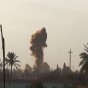 لحظة انفجار السيارة المحملة بأربعة أطنان من المتفجرات في ناحية المعتصم - من الفيديو