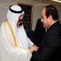 الملك عبد الله بن عبد العزيز والرئيس المصري عبد الفتاح السيسي - أرشيفية