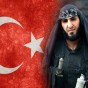 علم تركيا احد عناصر داعش