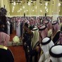 خلال صلاة الجنازة على الأمير تركي بن عبدالعزيز آل سعود