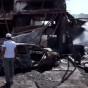 صورة من التفجير الذي استهدف مقر قوات "الاسايش" الكردية في الحسكة مؤخراً - ارشيف