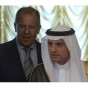 وزير الخارجية السعودي عادل الجبير ونظيره الروسي سيرغي لافروف - ارشيف