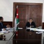 وزير الصحة خلال اجتماع حول اللاجئين السوريين