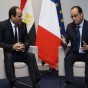 الرئيس المصري عبد الفتاح السيسي ونظيره الفرنسي فرانسوا هولاند - أرشيفية
