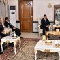 جانب من اجتماع وزير الخارجية إبراهيم الجعفري بوفد الحوثيين- الخارجية العراقية