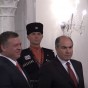 جلالة الملك عبد الله الثاني بن الحسين ورئيس الوزراء هاني الملقي