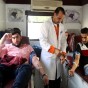 حملة للتبرع بالدم لصالح مرضى السرطان في غزة
