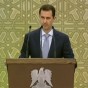 بشار الأسد خلال خطاب له بدمشق الأحد