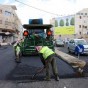 تعبيد الشوارع في عمان
