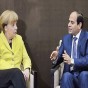 المستشارة الألمانية ميركل والرئيس المصري