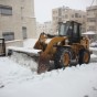 ازالة الثلوج من شوارع عمان