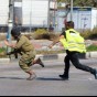 الشهيد إياد العواودة يحاول طعن جندي اسرائيلي