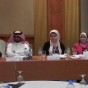 الدكتورة خولة القدومي عميدة كلية العلوم التربوية في جامعة اربد الأهلية، والدكتورة ماجدة السيد عبيد