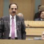النائب الجديد سامح المجالي في اول جلسة له بعد فوزه بالانتخابات التكميلية في ثانية الكرك - المدينة نيوز
