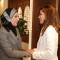 الملكة رانيا العبدالله أثناء اللقاء