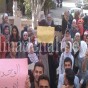 جانب من اعتصام طلبة كلية الطب في الجامعة الاردنية - المدينة نيوز