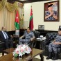 مدير عام قوات الدرك خلال لقائه نائب رئيس الإتحاد الأردني لكرة القدم