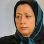 زعيمة المقاومة الإيرانية مريم رجوي