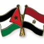 علم الاردن و مصر