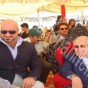 الأمير رعد بن زيد والى جانبه اللاعب معتز الجنيدي - ارشيفية