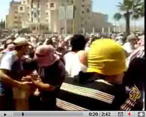 تشييع قتلى الجمعة بحماة ومدن سورية 