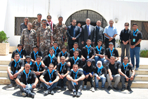 فريق سابلة الحسن يزور جامعة جرش ضمن برنامج اكتشف الأردن