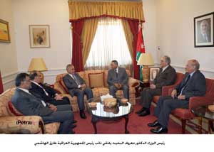 البخيت يلتقي نائب رئيس الجمهورية العراقية 