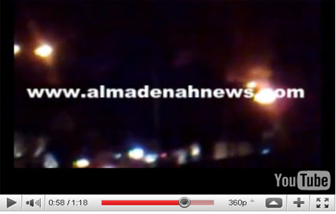 إصابة 4 من أفراد الأمن في ذيبان ونقلهم إلى مستشفى النديم ( شاهدوا الفيديو ) 