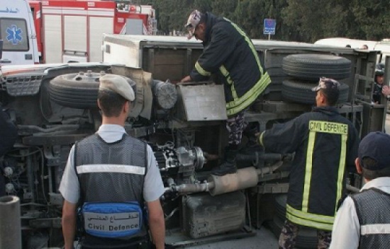 الاردن : حادث كل دقيقتين ( التفاصيل )