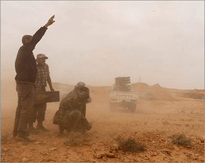 الثوار يحكمون السيطرة على يفرن والقلعة 	