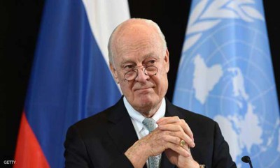 دي ميستورا: انسحاب القوات الروسية من سوريا “تطور مهم” في مفاوضات السلام