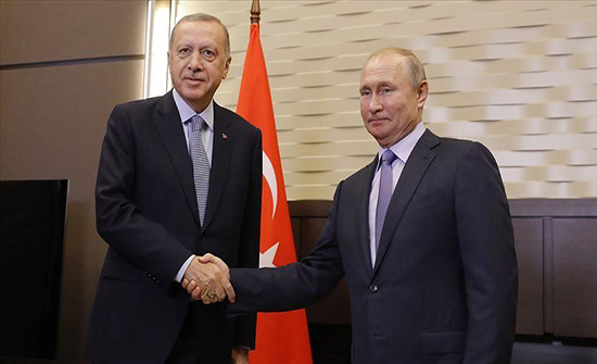 أردوغان: لقائي مع بوتين سيوفر فرصة قوية لبحث السلام بسوريا أردوغان: لقائي مع بوتين سيوفر فرصة قوية لبحث السلام بسوريا