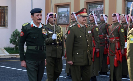 الزبن يستقبل حفتر الزبن يستقبل حفتر