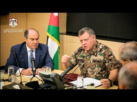 بالفيديو شاهدوا ... الملك يعزي بشهداء الأردن