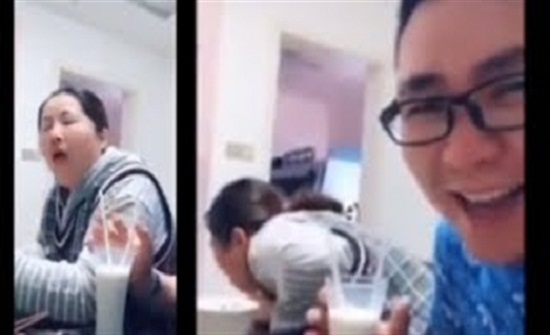 مقلب يصيب امرأة بحالة غثيان - صور مقلب يصيب امرأة بحالة غثيان - صور