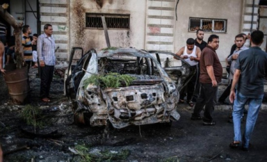 مجهولون يفجرون 5 سيارات لحماس والجهاد في غزة مجهولون يفجرون 5 سيارات لحماس والجهاد في غزة