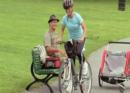 العربة والدراجة