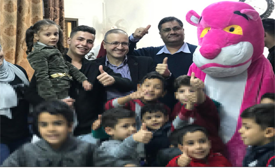 "عمان العربية" تدخل البهجة على قلوب الايتام والارامل