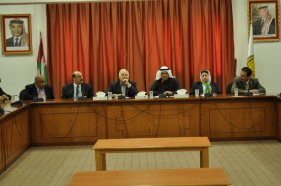 د. الظفيري المستشار الثقافي لدولة الكويت يزور جامعة إربد