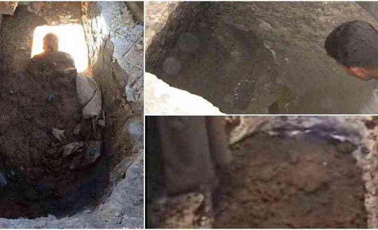 عربي يحاول إخراج زوجته من القبر بعد عام من وفاتها وهذا ما قاله للأمن!-صور