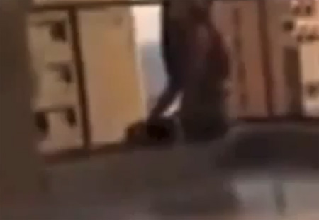 زوج يصور زوجته لحظة انتحارها من الطابق الثامن