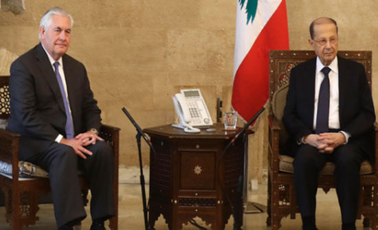 تيلرسون: لا فرق بين الجناحين العسكري والسياسي لحزب الله