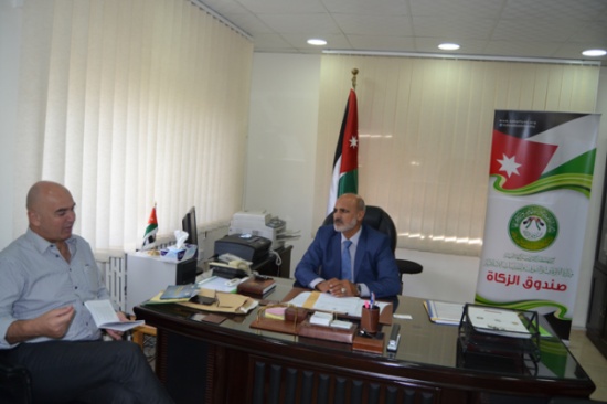 وفد من صندوق الزكاة الفلسطيني يزور صندوق الزكاة في الاردن
