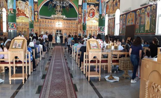 البطريرك ثيوفيلوس يُدشن ثاني كنيسة أرثوذكسية في مأدبا
